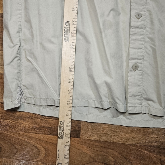 Cabela's Guidewear Men's XL Beige Button Vented Nylon Shirt - Picture 9 of 11